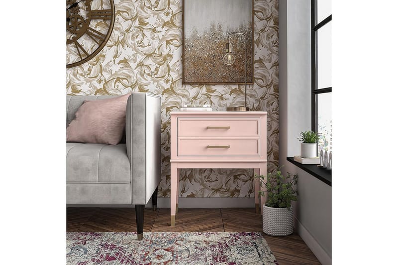 Westerleigh Avlastningsbord 60 cm Rosa - Møbler - Bord - Avlastningsbord - Lampebord & sidebord