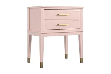 Westerleigh Avlastningsbord 60 cm Rosa - Møbler - Bord - Avlastningsbord - Lampebord & sidebord