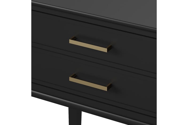 Westerleigh Avlastningsbord 60 cm Svart/Gull - CosmoLiving - Møbler - Bord - Avlastningsbord - Lampebord & sidebord