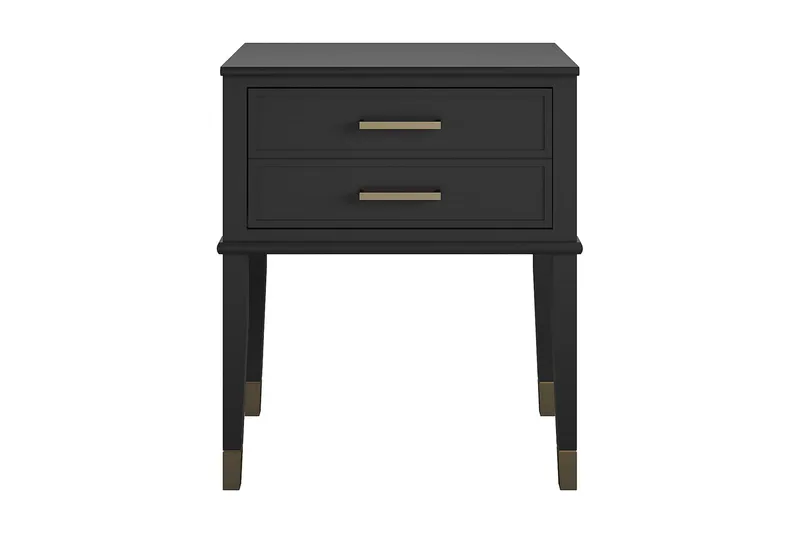 Westerleigh Avlastningsbord 60 cm Svart/Gull, CosmoLiving