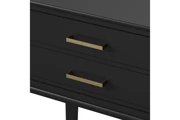 Westerleigh Avlastningsbord 60 cm Svart/Gull - Møbler - Bord - Avlastningsbord - Lampebord & sidebord