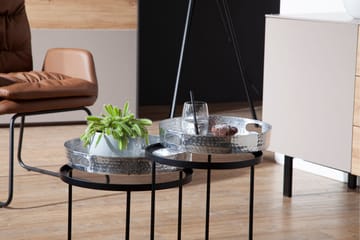 Wilhem Sidebord 33 cm Rund - Sølv - Møbler - Bord - Avlastningsbord - Lampebord & sidebord