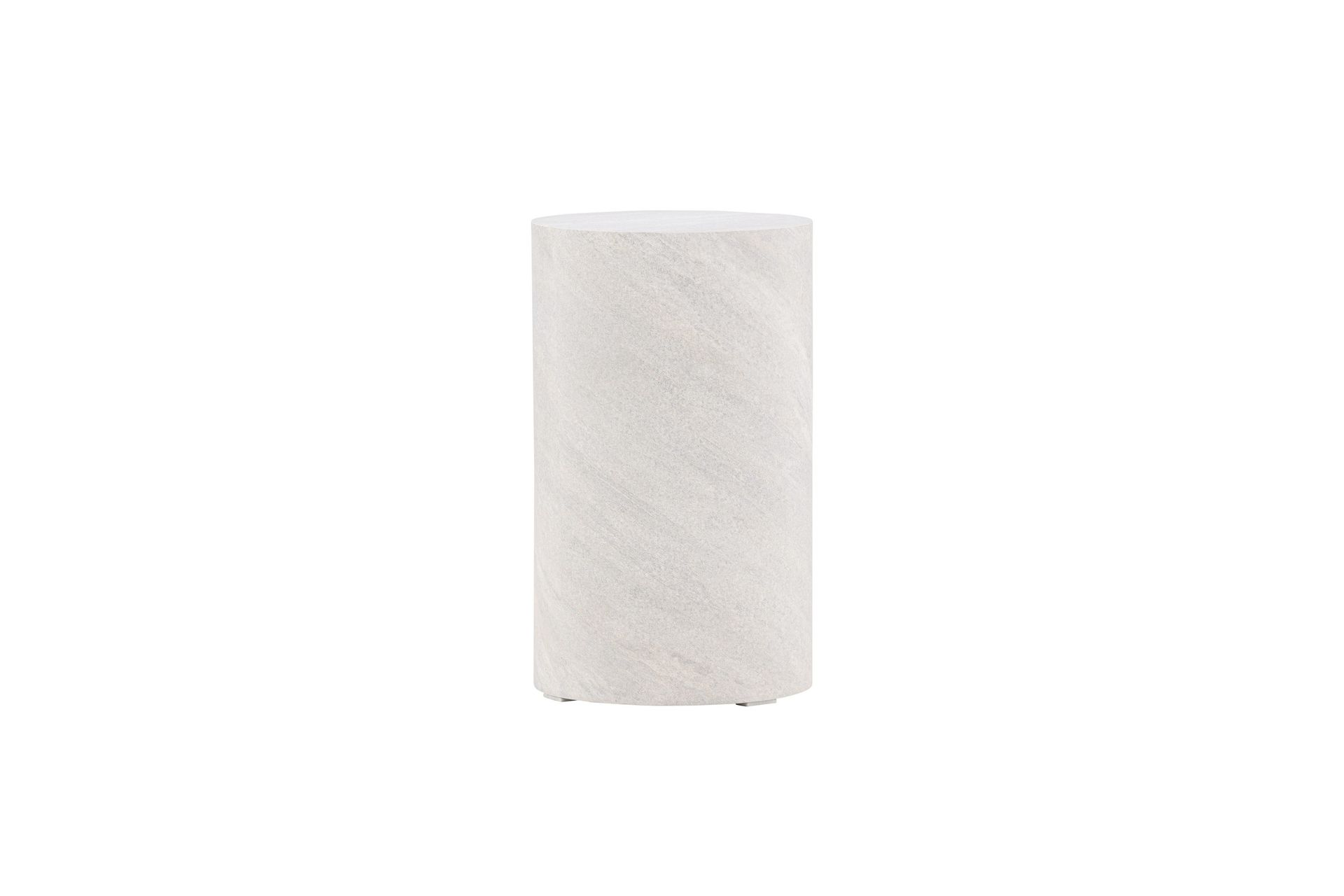 York Travertin Sidebord 50 cm - Grå - Møbler - Bord - Avlastningsbord - Konsollbord