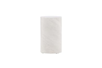 York Travertin Sidebord 50 cm - Grå - Møbler - Bord - Avlastningsbord - Konsollbord