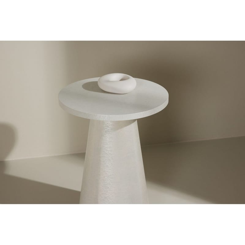 Lanzo Sidebord 35 cm - Hvit - Møbler - Bord - Avlastningsbord - Lampebord & sidebord