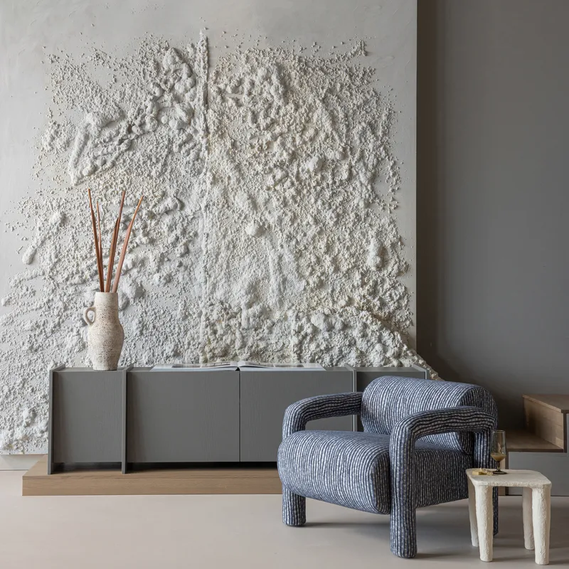 Lavt sidebord Papier Vion 40 cm - Offwhite - Møbler - Bord - Avlastningsbord - Lampebord & sidebord