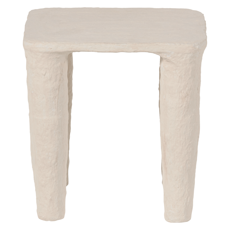 Lavt sidebord Papier Vion 40 cm - Offwhite - Møbler - Bord - Avlastningsbord - Lampebord & sidebord