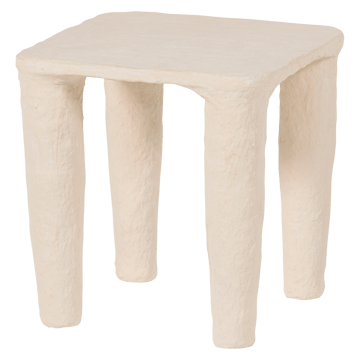 Lavt sidebord Papier Vion 40 cm - Offwhite - Møbler - Bord - Avlastningsbord - Lampebord & sidebord
