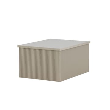 Lenox Sidebord 80 cm - Beige - Møbler - Bord - Avlastningsbord - Lampebord & sidebord