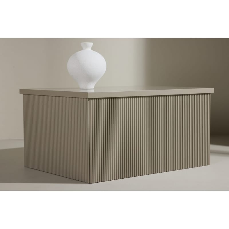 Lenox Sidebord 80 cm - Beige - Møbler - Bord - Avlastningsbord - Lampebord & sidebord