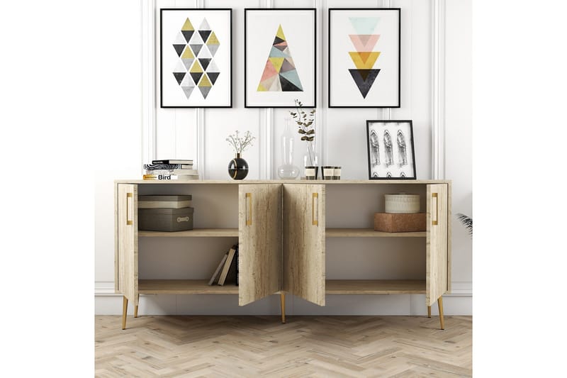 Levents Konsollbord 180 cm - Beige - Møbler - Bord - Avlastningsbord - Gangbord