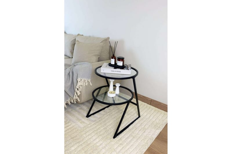 Lorigulla Sidebord 42x35 cm - Svart - Møbler - Bord - Avlastningsbord - Lampebord & sidebord