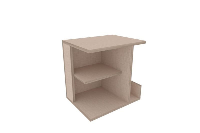 Lorik Nattbord 45 cm, Beige