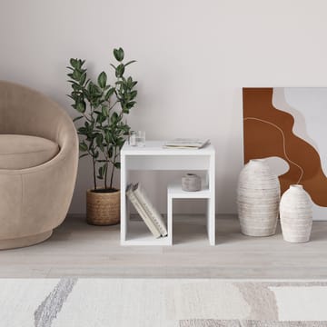 Lumira Sidebord 40 cm - Hvit - Møbler - Bord - Avlastningsbord - Lampebord & sidebord