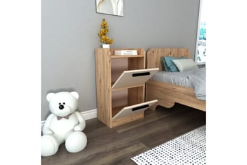 Luses Nattbord 45 cm - Natur/Beige - Møbler - Bord - Avlastningsbord - Sengebord & nattbord