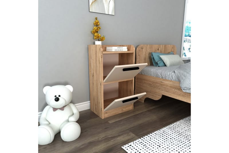 Luses Nattbord 45 cm - Natur/Beige - Møbler - Bord - Avlastningsbord - Sengebord & nattbord