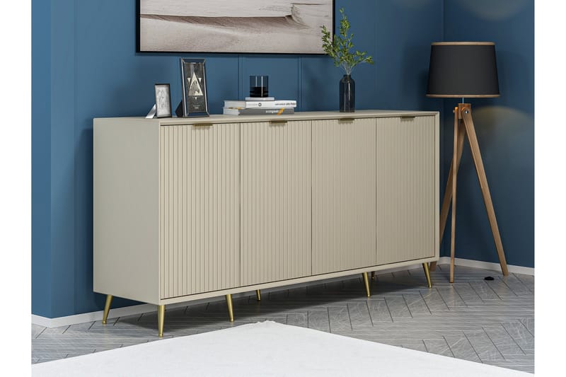 Luxe Konsollbord 180 cm - Sandstein - Møbler - Bord - Avlastningsbord - Gangbord