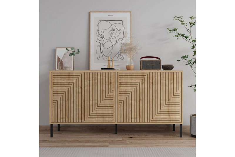 Lyric Konsollbord 150 cm - Eik - Møbler - Bord - Avlastningsbord - Gangbord