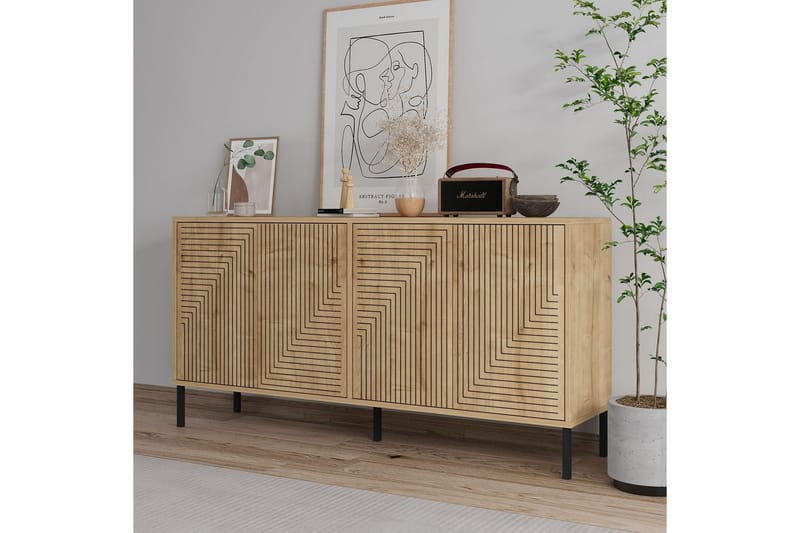 Lyric Konsollbord 150 cm - Eik - Møbler - Bord - Avlastningsbord - Gangbord