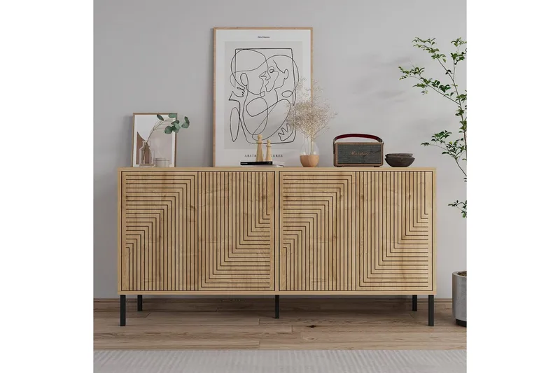 Lyric Konsollbord 150 cm - Eik - Møbler - Bord - Avlastningsbord - Gangbord