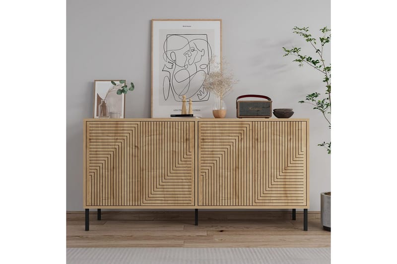 Lyric Konsollbord 150 cm - Eik - Møbler - Bord - Avlastningsbord - Gangbord