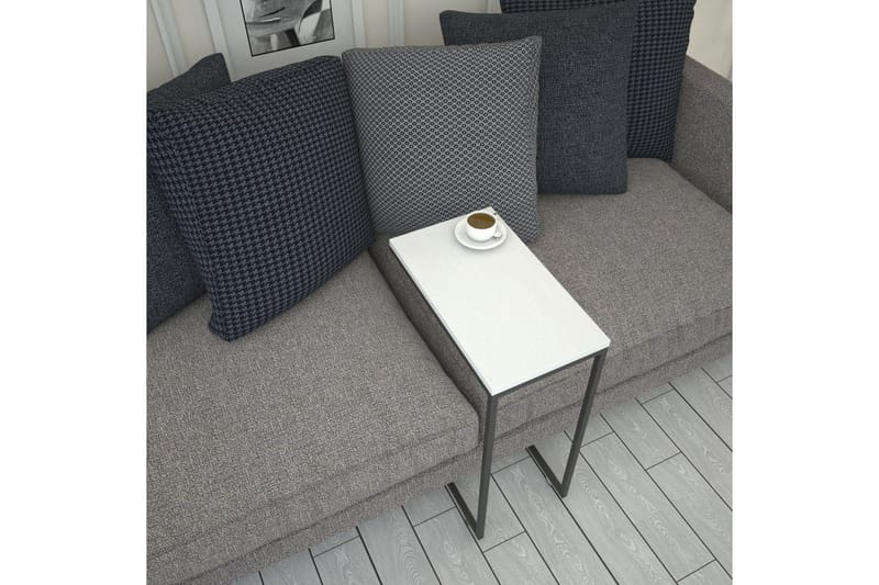 Maddeson Sidebord 46 cm - Hvit - Lampebord & sidebord - Brettbord og småbord
