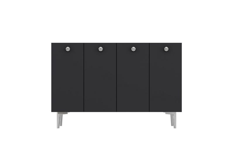 Mangvar Konsollbord 120 cm, Antrasitt/Sølv