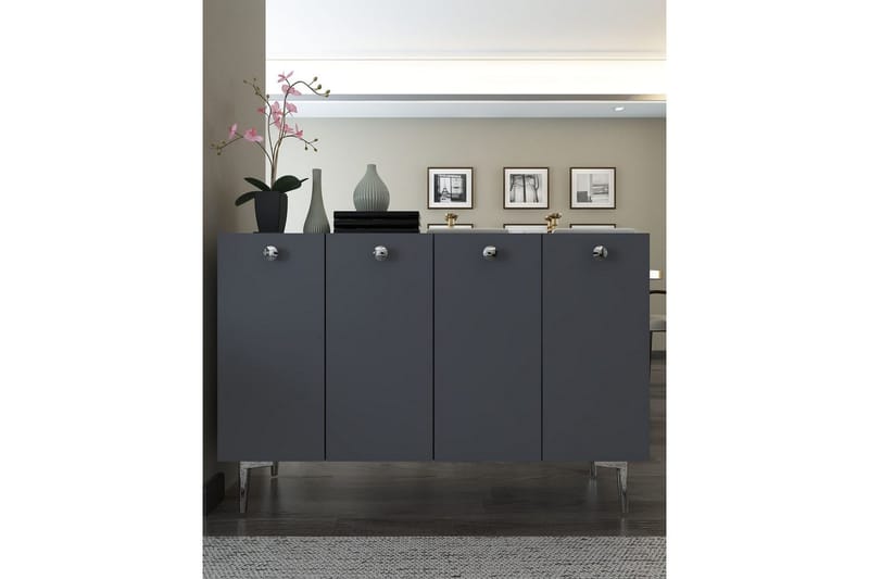 Mangvar Konsollbord 120 cm - Antrasitt/Sølv - Møbler - Bord - Avlastningsbord - Gangbord