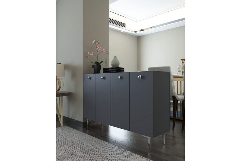 Mangvar Konsollbord 120 cm - Antrasitt/Sølv - Møbler - Bord - Avlastningsbord - Gangbord