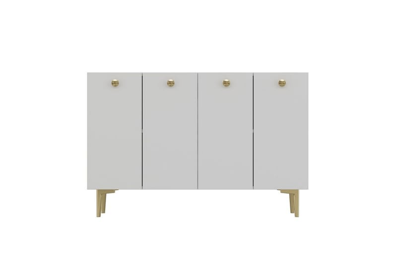 Mangvar Konsollbord 120 cm - Hvit/Gull - Møbler - Bord - Avlastningsbord - Gangbord