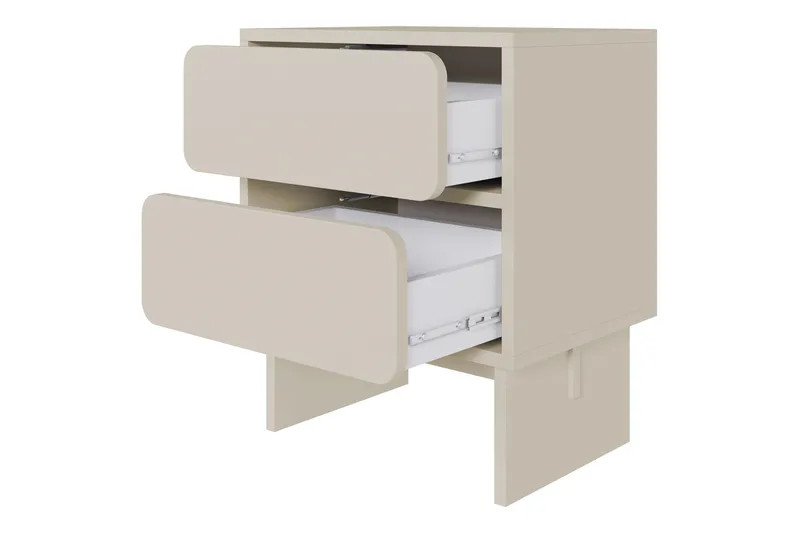 Marinport Nattbord 50 cm - Beige - Møbler - Bord - Avlastningsbord - Sengebord & nattbord