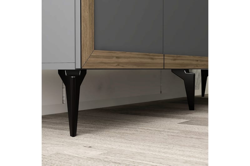 Masahide Konsollbord 150 cm - Antrasitt/Valnøtt - Møbler - Bord - Avlastningsbord - Gangbord
