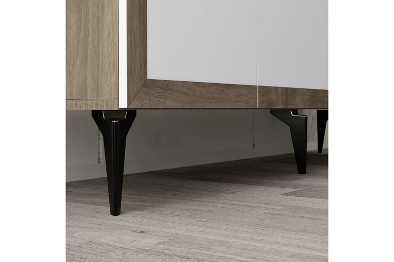 Masahide Konsollbord 150 cm - Valnøtt/Hvit - Møbler - Bord - Avlastningsbord - Gangbord