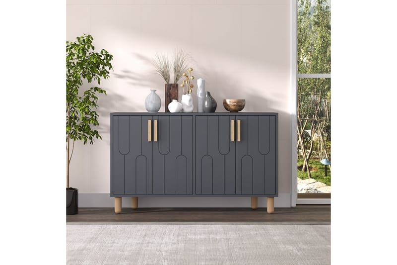 Masateru Konsollbord 120 cm - Antrasitt - Møbler - Bord - Avlastningsbord - Gangbord