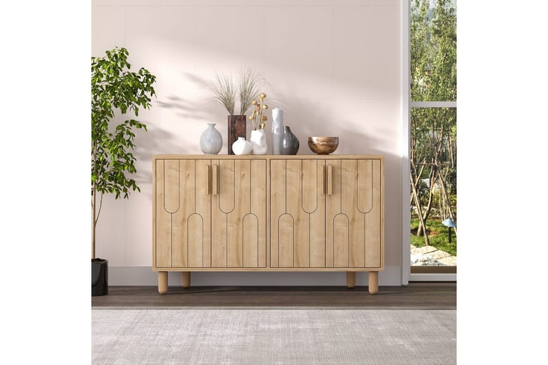 Masateru Konsollbord 120 cm - Mellomfarget tre - Møbler - Bord - Avlastningsbord - Gangbord