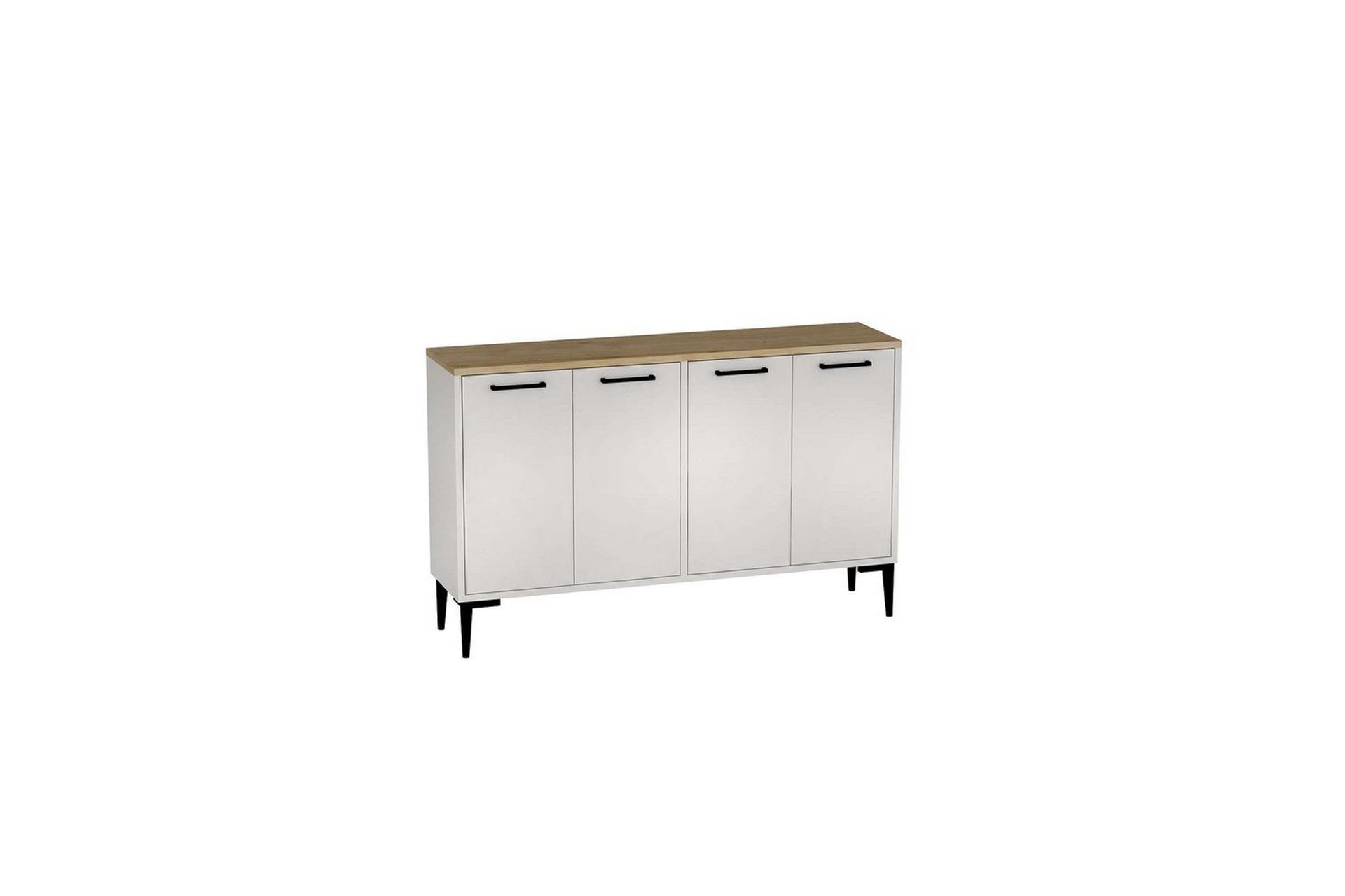 Merion Konsollbord 120 cm - Eik/Hvit