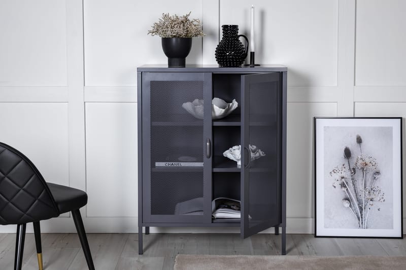 Misha Skjenk i Metall - Grå - Oppbevaring - Oppbevaringsmøbler - Sideboard & skjenker
