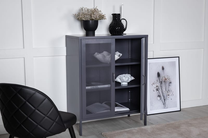 Misha Skjenk i Metall - Grå - Oppbevaring - Oppbevaringsmøbler - Sideboard & skjenker