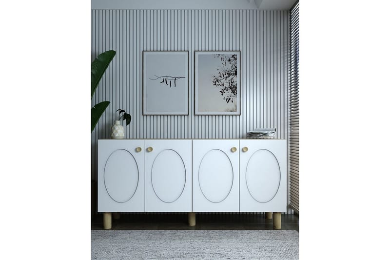 Mittopuri Konsollbord 150 cm - Brun/Hvit - Møbler - Bord - Avlastningsbord - Gangbord