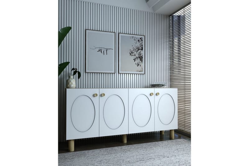 Mittopuri Konsollbord 150 cm - Brun/Hvit - Møbler - Bord - Avlastningsbord - Gangbord