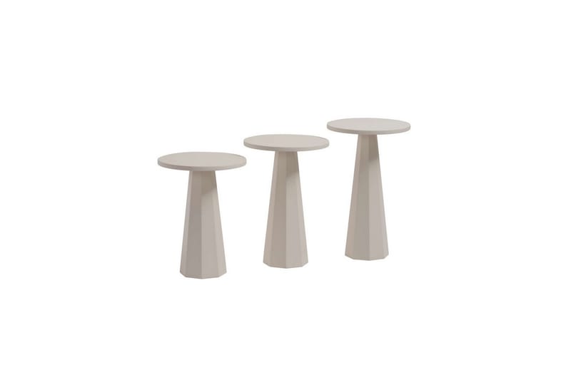 Miu Settbord 35 cm - Hvit - Møbler - Bord - Avlastningsbord - Settbord