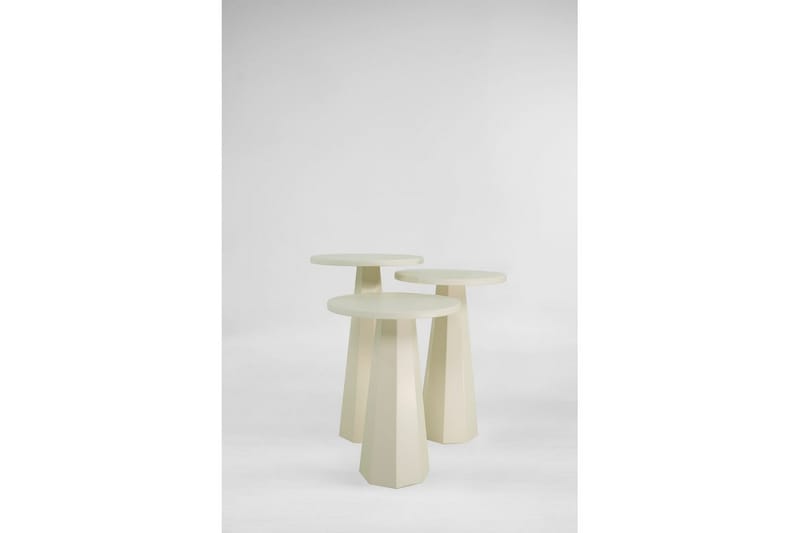 Miu Settbord 35 cm - Krem - Møbler - Bord - Avlastningsbord - Settbord