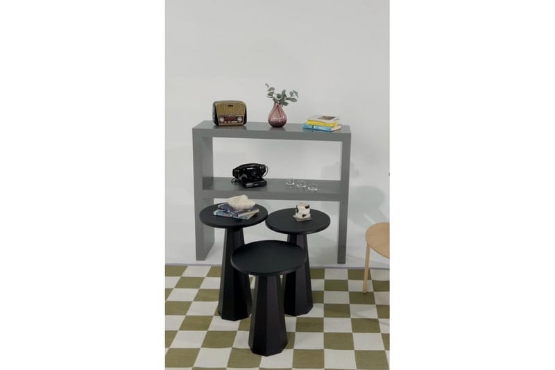 Miu Settbord 35 cm - Sort - Møbler - Bord - Avlastningsbord - Settbord