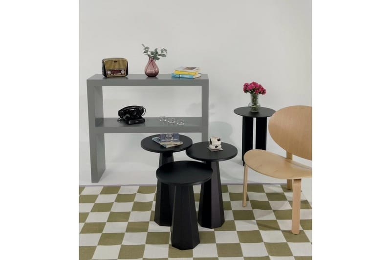 Miu Settbord 35 cm - Sort - Møbler - Bord - Avlastningsbord - Settbord