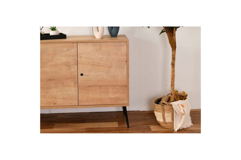 Mjudi Konsollbord 80 cm - Mellomfarget tre - Møbler - Bord - Avlastningsbord - Gangbord