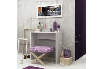 Mod Design Skrivebord 80 cm i Malt Tre - Hvit - Møbler - Bord - Kontorbord - Skrivebord