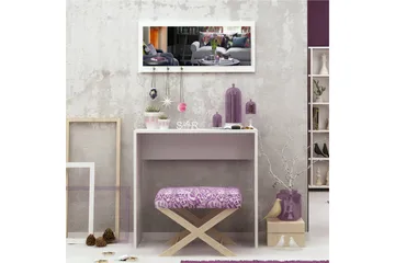 Mod Design Skrivebord 80 cm i Malt Tre - Hvit - Møbler - Bord - Kontorbord - Skrivebord