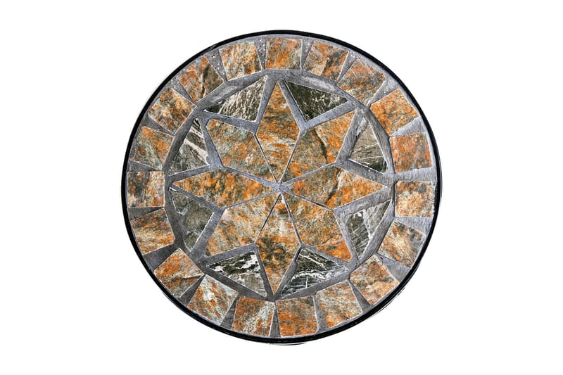 Mosaic Blomsterpiedestal - Brun/Grå - Blomsterbord