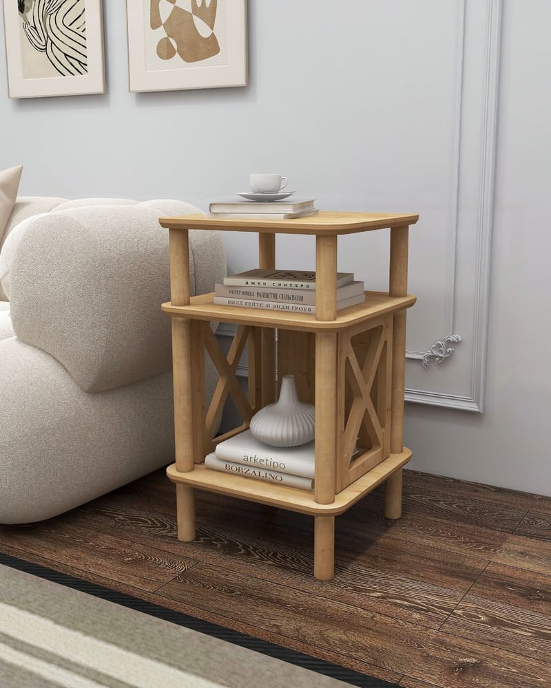 Mumira Sidebord 38 cm - Eik - Møbler - Bord - Avlastningsbord - Lampebord & sidebord