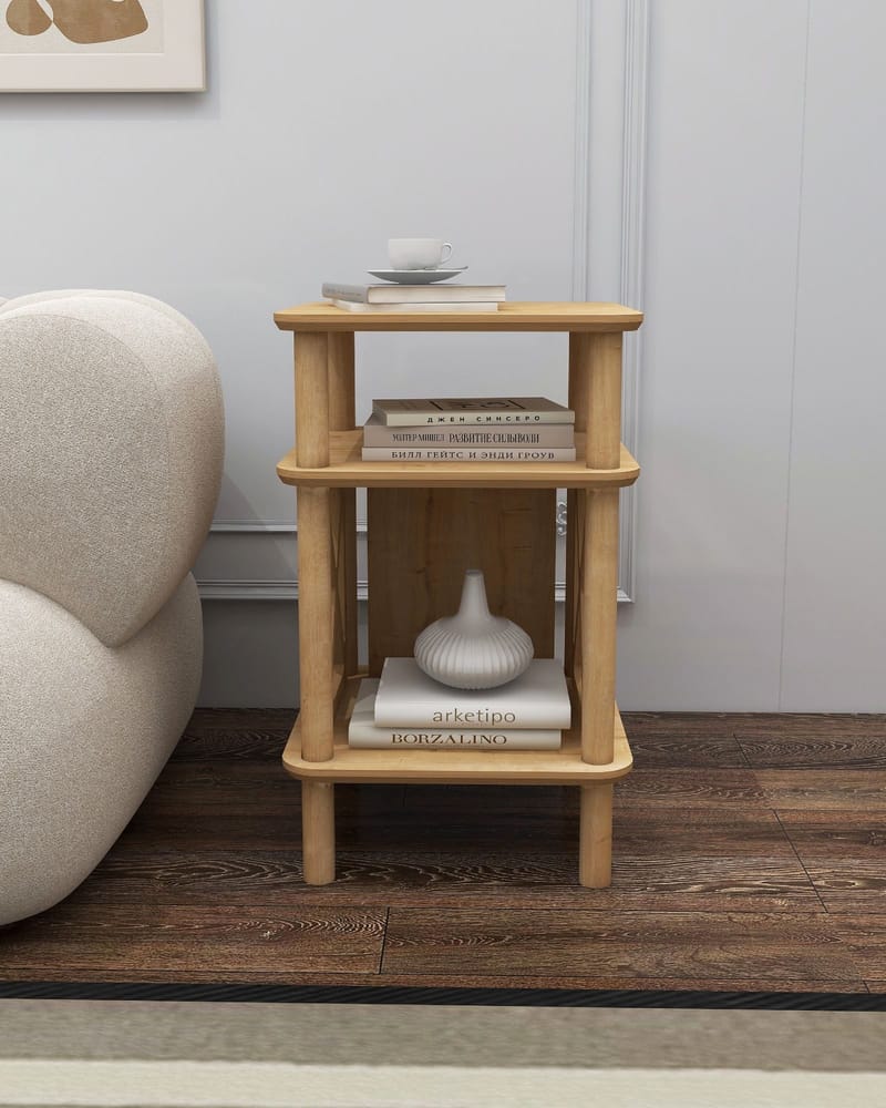 Mumira Sidebord 38 cm - Eik - Møbler - Bord - Avlastningsbord - Lampebord & sidebord